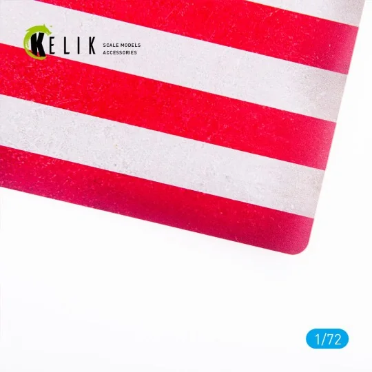 USA Flag - Base - Acrylic 3 mm (280 x 180 mm) (170 g), 1/72 - Kelik...