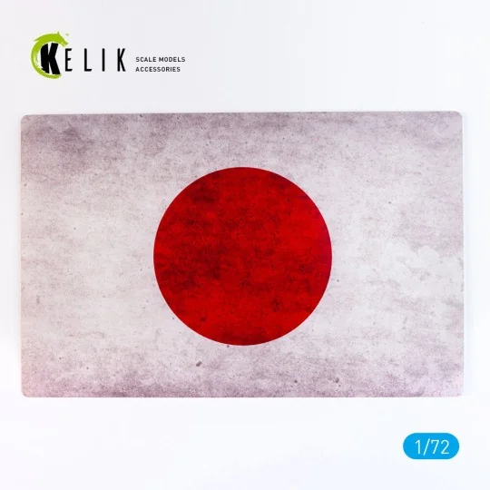 Japan Flag - Base - Acrylic 3 mm (280 x 180 mm) (170 g), 1/72 - Kel...