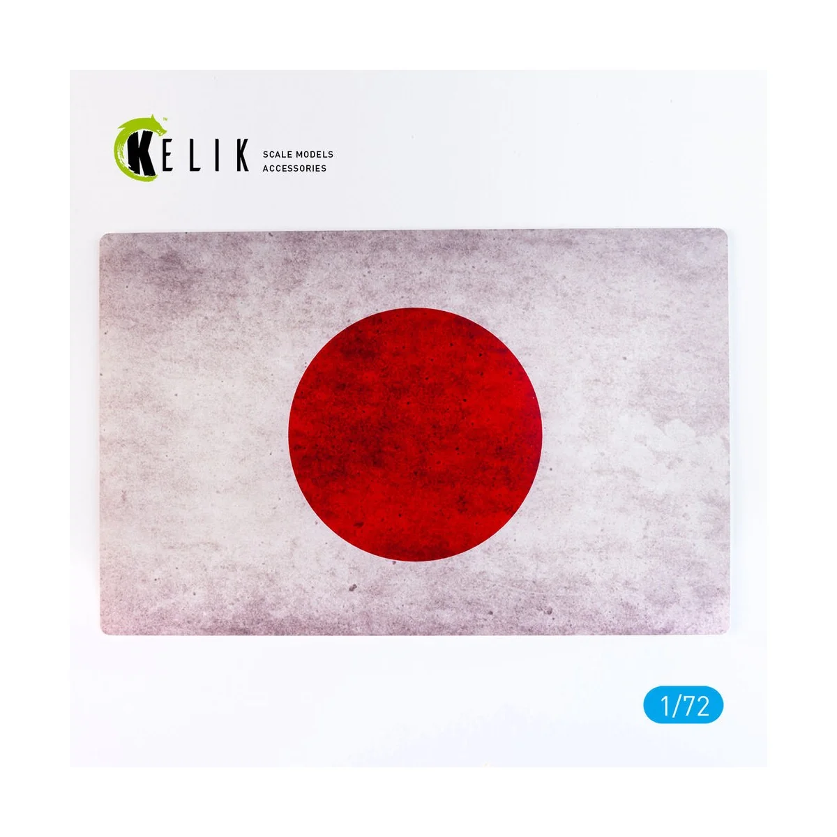 Japan Flag - Base - Acrylic 3 mm (280 x 180 mm) (170 g), 1/72 - Kel...