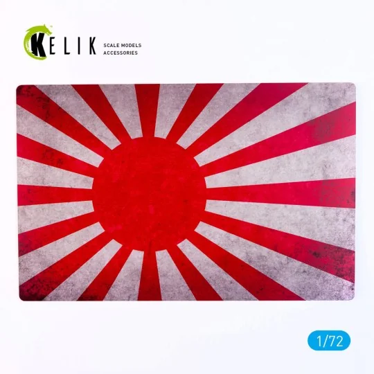 Japan Naval Flag - Base - Acrylic 3 mm (280 x 180 mm) (170 g), 1/72...