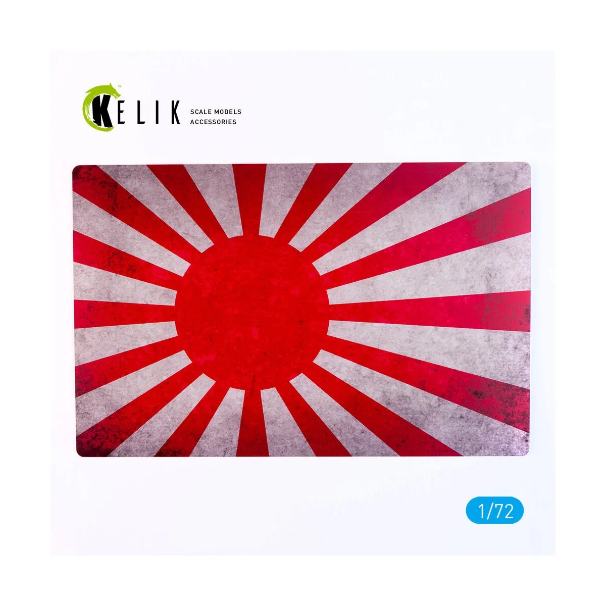 Japan Naval Flag - Base - Acrylic 3 mm (280 x 180 mm) (170 g), 1/72...