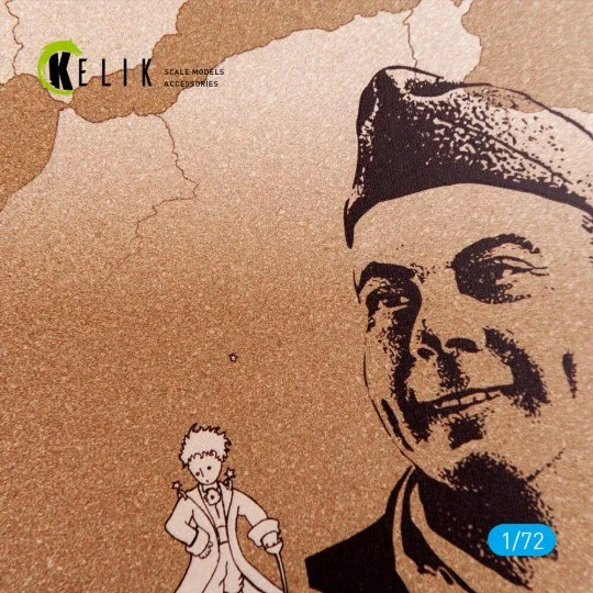 Saint-Exupery - Base - Acrylic 3 mm (180 x 357 mm) (210 g), 1/72 - ...