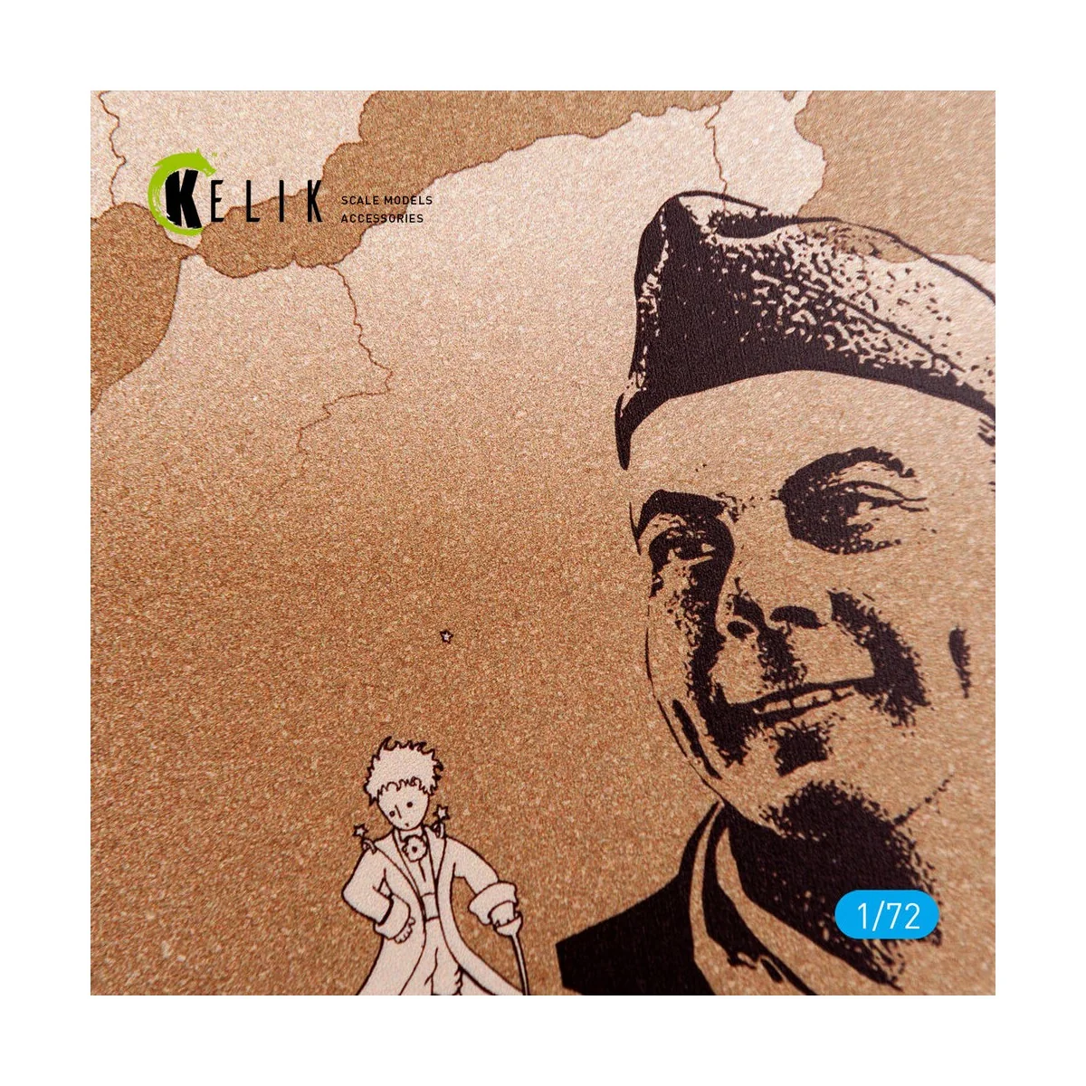 Saint-Exupery - Base - Acrylic 3 mm (180 x 357 mm) (210 g), 1/72 - ...