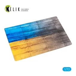 Concrete plates With Ukrainian flag - Acrylic 3 mm (280 x 180 mm) (... 2