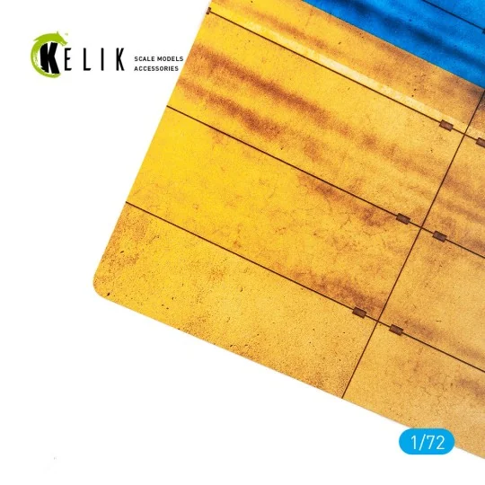 Concrete plates With Ukrainian flag - Acrylic 3 mm (280 x 180 mm) (...
