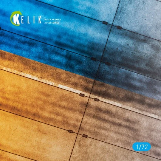 Concrete plates With Ukrainian flag - Acrylic 3 mm (280 x 180 mm) (...