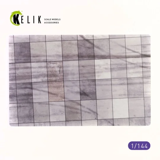 Civil Concrete runway Base - Acrylic 3 mm (280 x 180 mm) (170 g), 1...