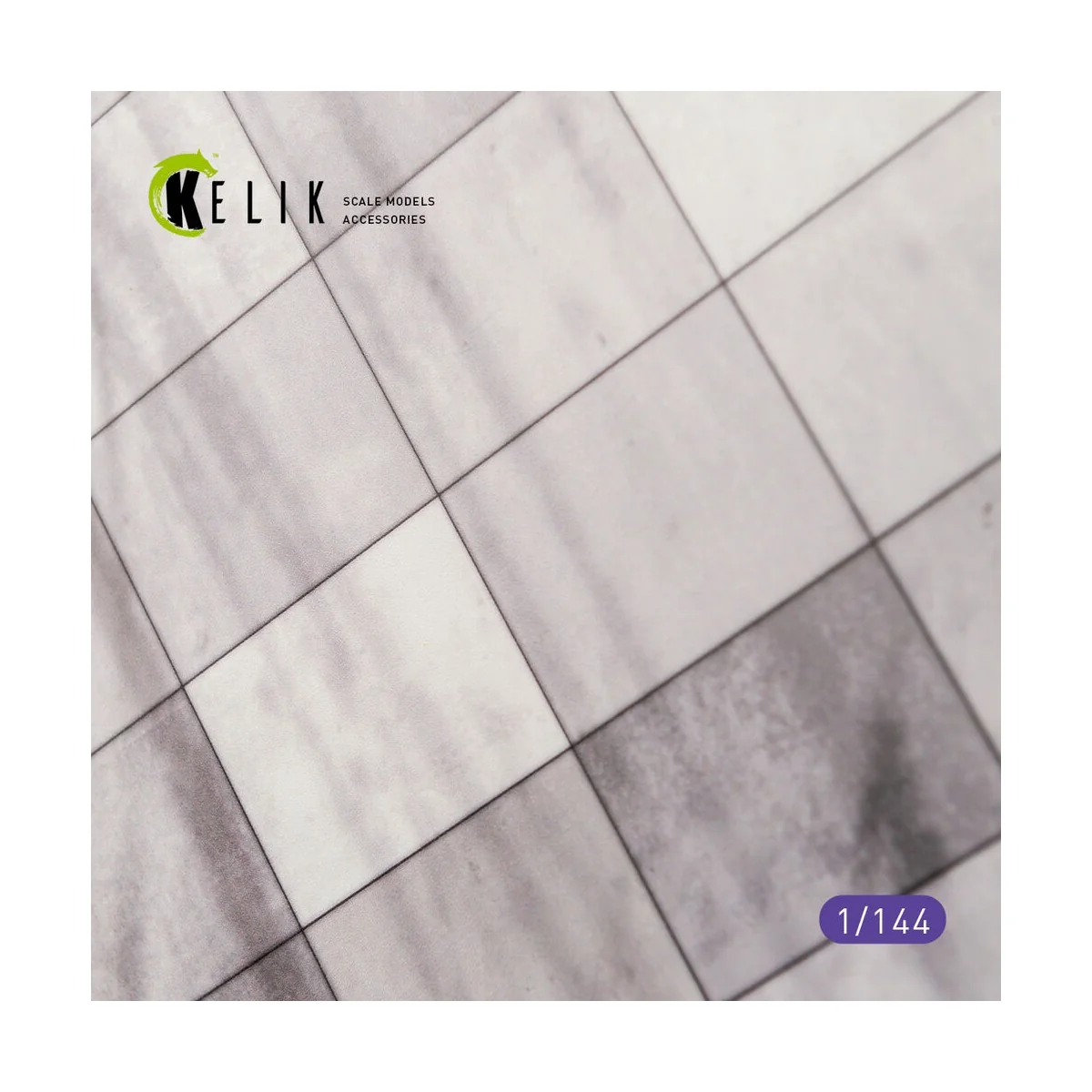 Civil Concrete runway Base - Acrylic 3 mm (280 x 180 mm) (170 g), 1...