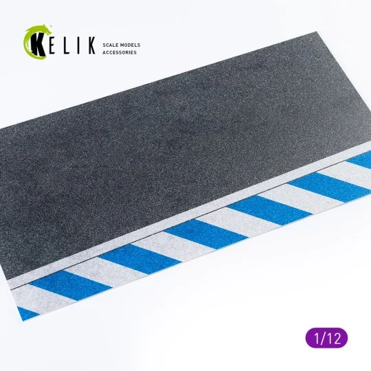 Asphalt road Moto race track type 2 Base - Acrylic 3 mm (180 x 357 ...