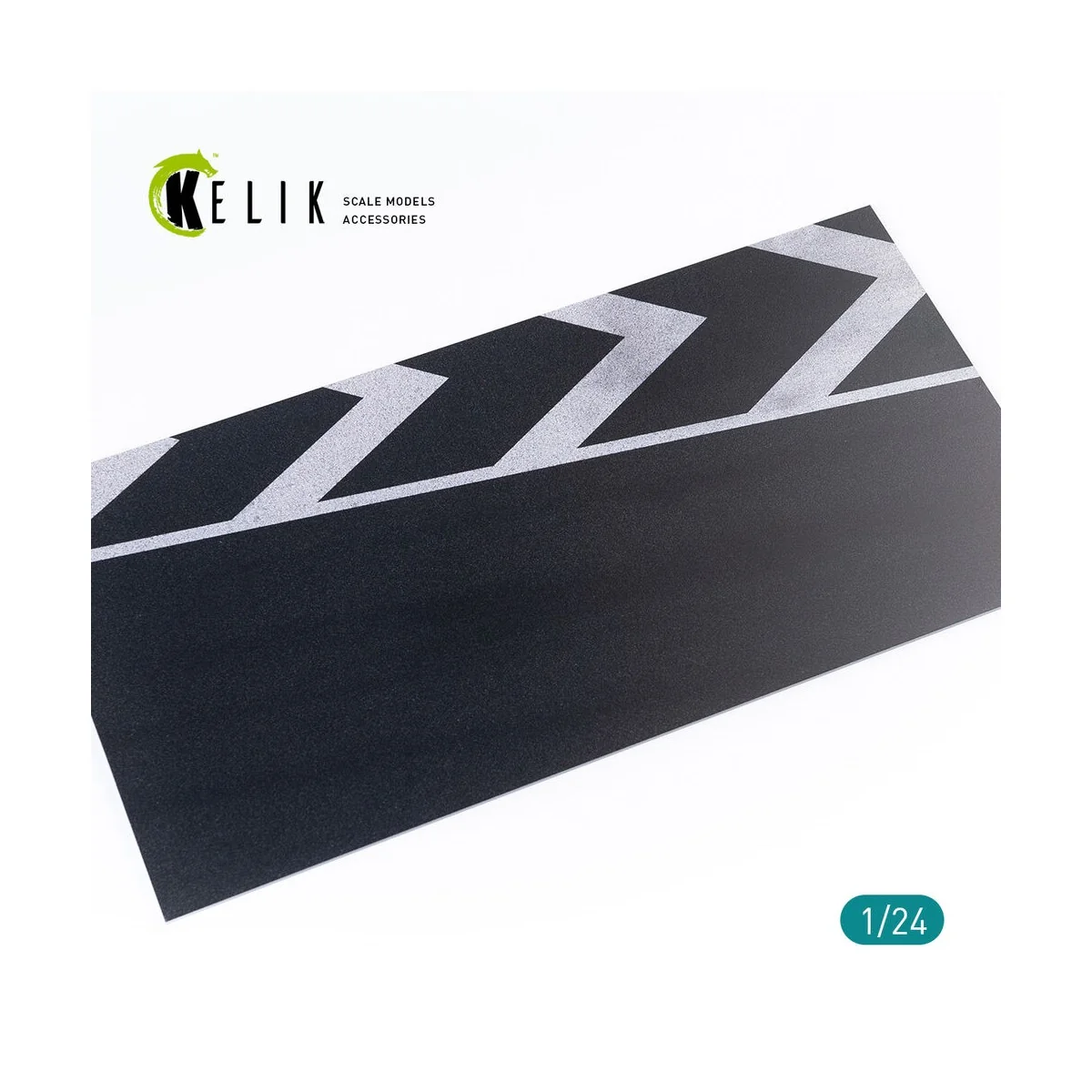 Asphalt road race track Base - Acrylic 3 mm (180 x 357 mm), 1/24 - ...