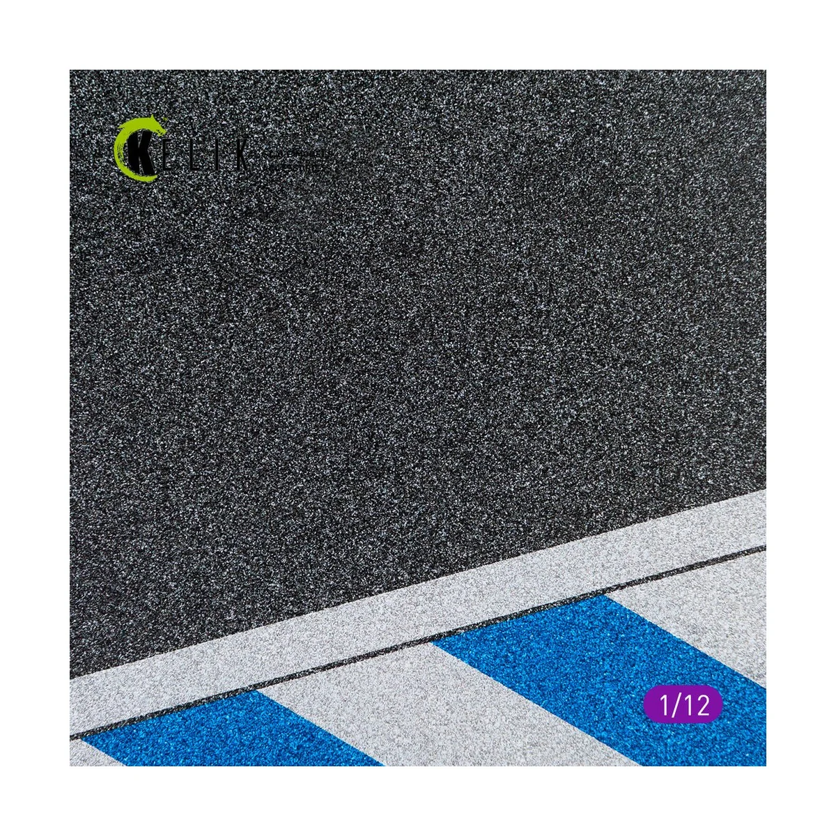 Asphalt road Moto race track type 2 Base - Acrylic 3 mm (180 x 357 ...
