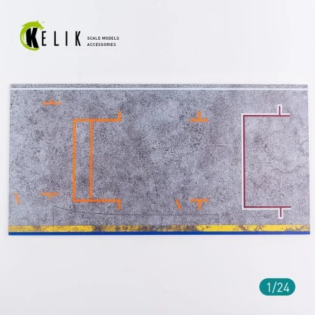 Pitstop 24 Hours of Le Mans type 1 Base - Acrylic 3 mm (180 x 357 m...