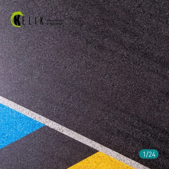 Asphalt road 24 Hours of Le Mans type 2 Base - Acrylic 3 mm (180 x ...