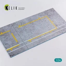 Pitstop 24 Hours of Le Mans type 2 Base - Acrylic 3 mm (180 x 357 m...