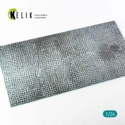 Paving stone road Base - Acrylic 3 mm (180 x 357 mm) (210 g), 1/24 ...