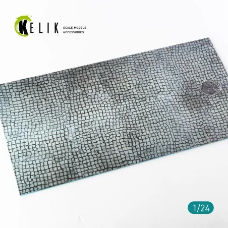 Paving stone road Base - Acrylic 3 mm (180 x 357 mm) (210 g), 1/24 ...