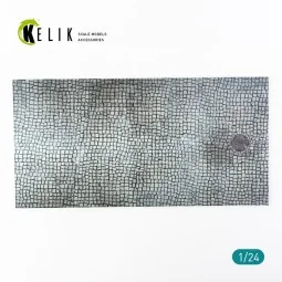 Paving stone road Base - Acrylic 3 mm (180 x 357 mm) (210 g), 1/24 ... 2
