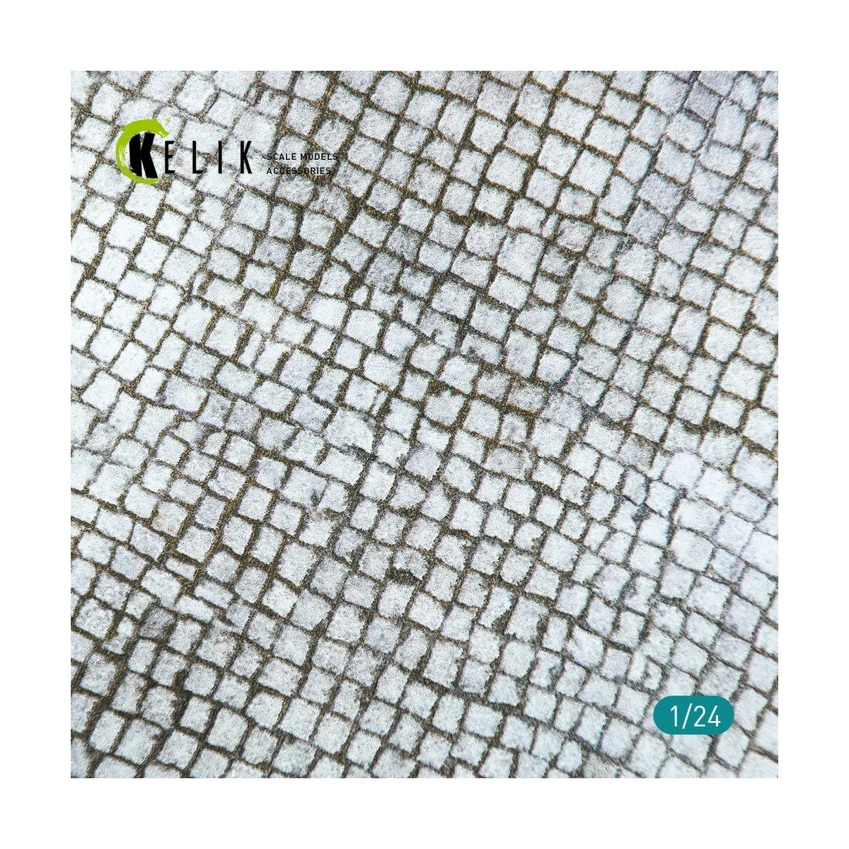 Paving stone road Base - Acrylic 3 mm (180 x 357 mm) (210 g), 1/24 ...