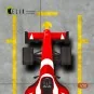 Pit-F1 Pitstop Type 1 Base - Acrylic 3 mm (180 x 357 mm) (210 g) (1...