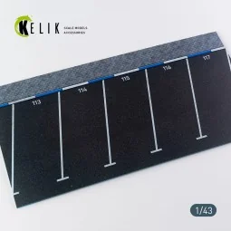 Supermarket Parking type 2 Base - Acrylic 3 mm (180 x 357 mm) (210 ...