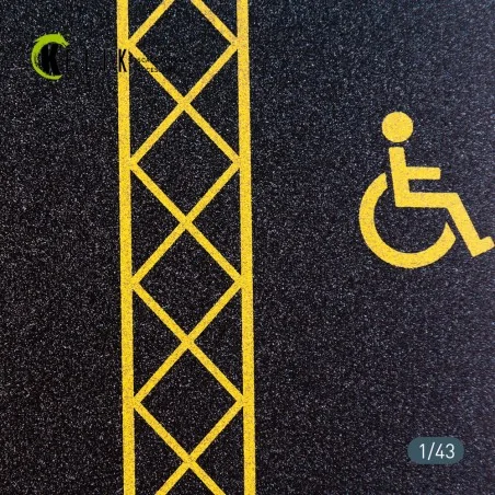 Supermarket Parking type 1 Base - Acrylic 3 mm (180 x 357 mm) (210 ...