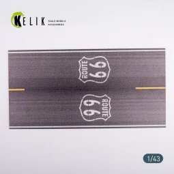Route 66 - Base - Acrylic 3 mm (180 x 357 mm) (210 g) (1/43), 1/43 ...