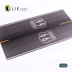 Route 66 - Base - Acrylic 3 mm (180 x 357 mm) (210 g) (1/43), 1/43 ... 2