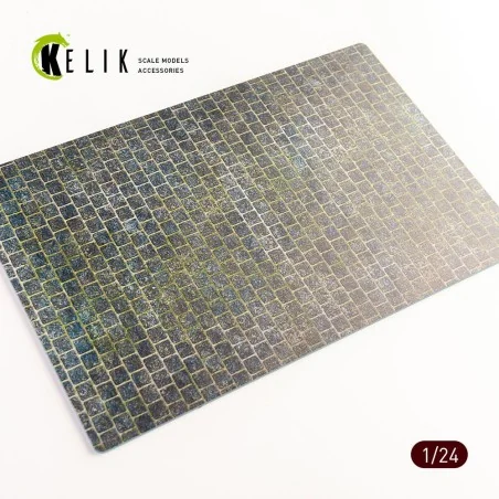 Cobblestone road 1910s-1930s Base - Acrylic 3 mm (280 x 180 mm) (17...
