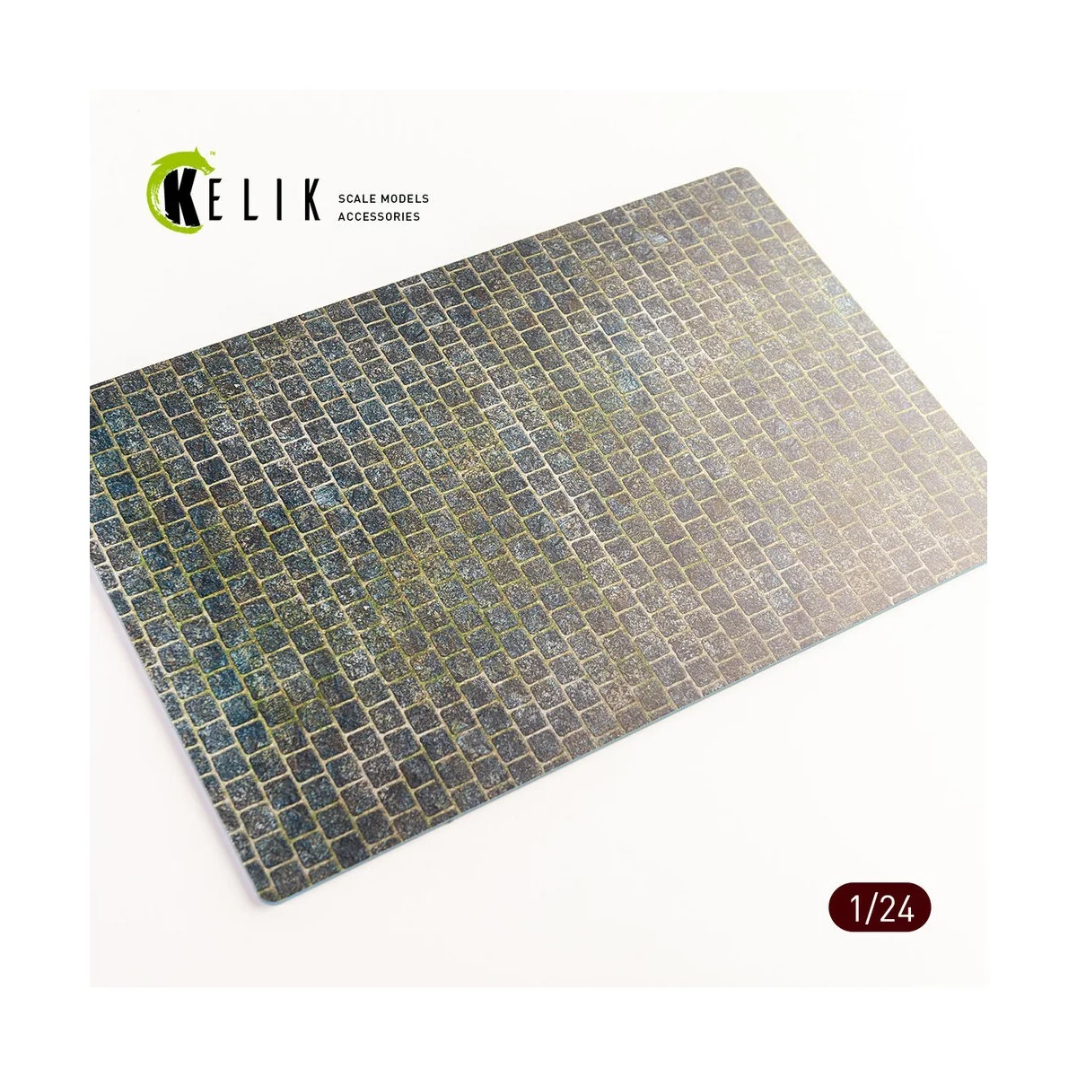 Cobblestone road 1910s-1930s Base - Acrylic 3 mm (280 x 180 mm) (17...