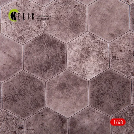Cobblestone road 1910s-1930s Base - Acrylic 3 mm (280 x 180 mm) (17...
