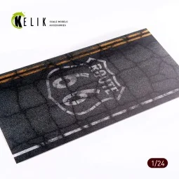 Route 66 - Base - Acrylic 3 mm (180 x 357 mm) (210 g), 1/24 - Kelik... 2