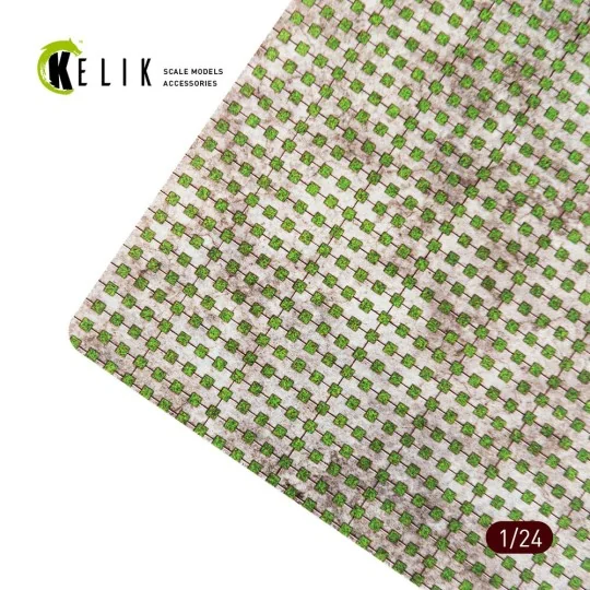 Parking Grid Grass - Base - Acrylic 3 mm (280 x 180 mm) (170 g), 1/...