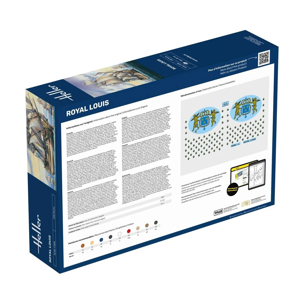 STARTER KIT Royal Louis, 1/200 - Heller 58892