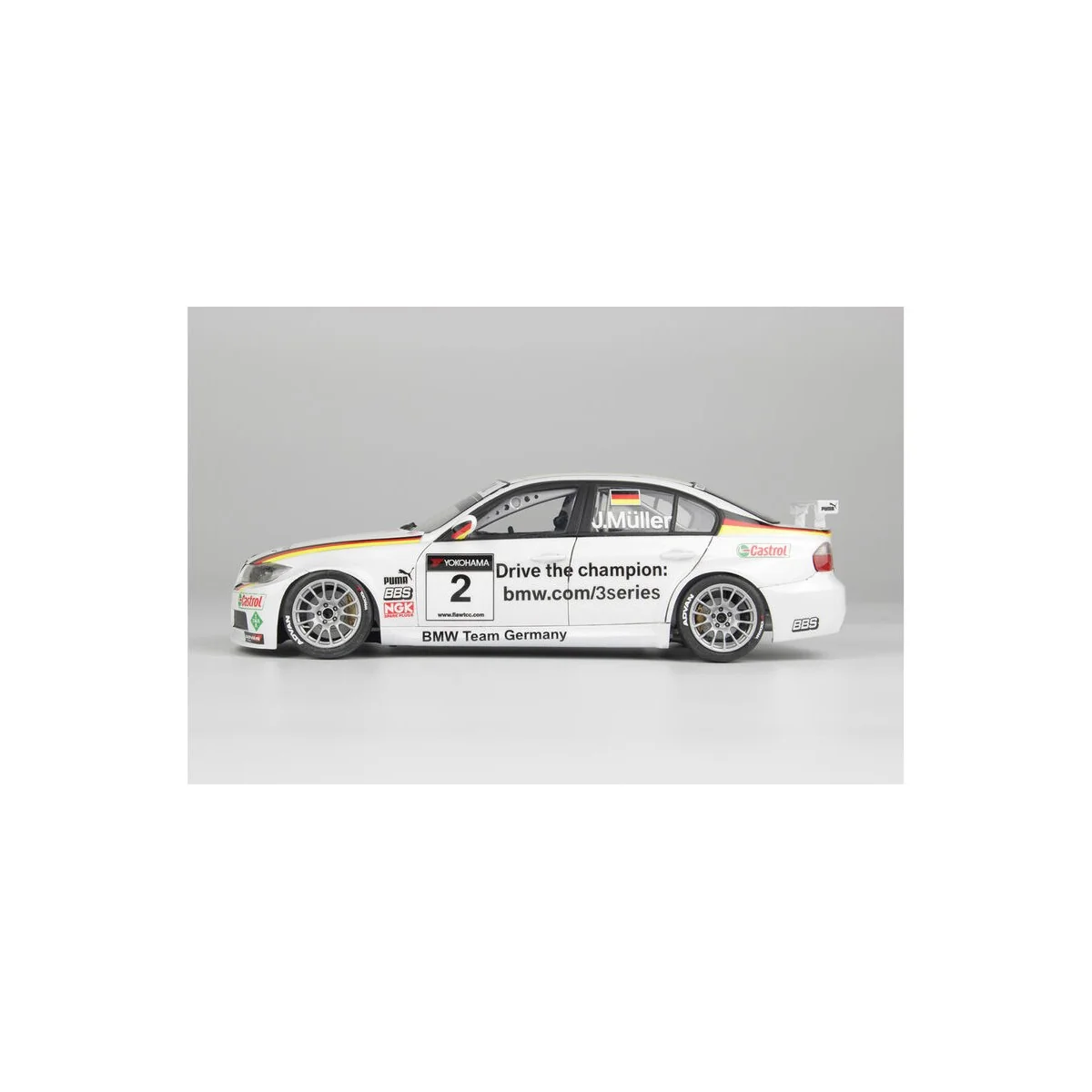 BMW 320 E90i WTCC BRANDS HATCH 2008 Winner, 1/24 - NUNU-BEEMAX PN24037