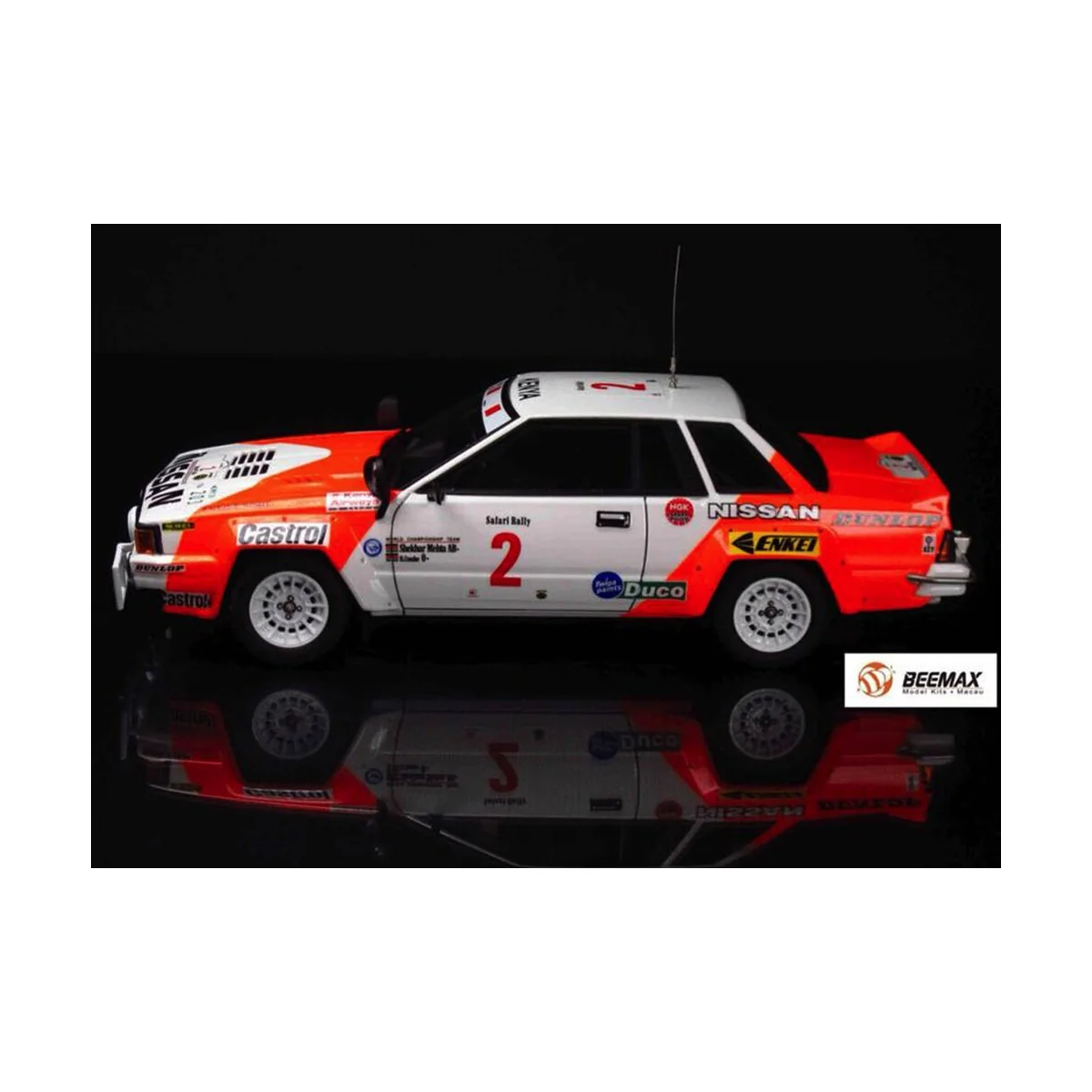 Nissan 240RS BS110 '84 Safari Rally, 1/24 - NUNU-BEEMAX BX24041