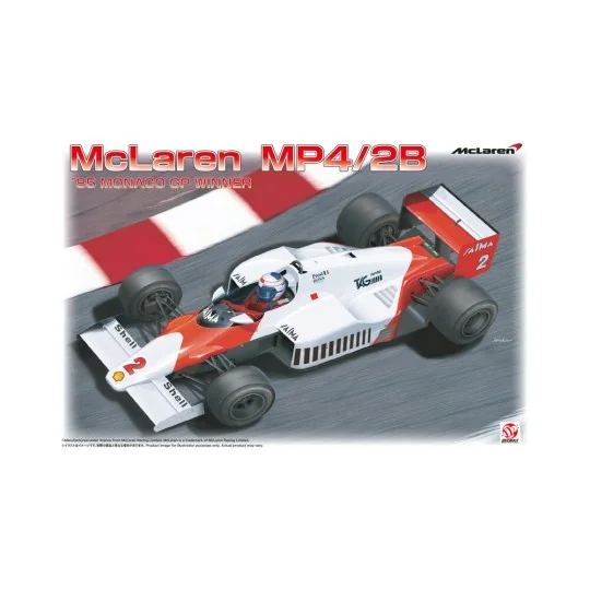 McLaren MP4/2B '85 Monaco GP, 1/20 - NUNU-BEEMAX BX20001