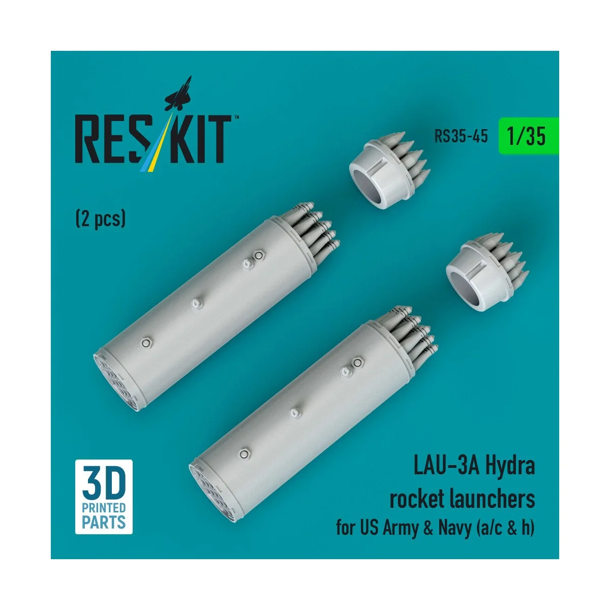 LAU-3A Hydra rocket launchers for US Army & Navy (a/c & h) (2pcs) (... LAU-3A Hydra rocket launchers for US Army & Navy (a/c & h) (2pcs) (...