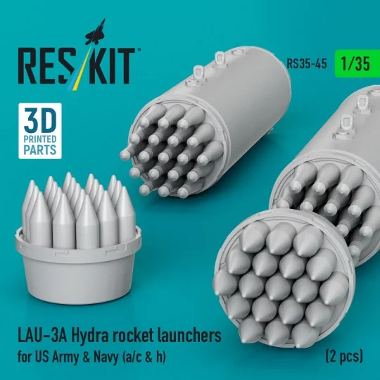 LAU-3A Hydra rocket launchers for US Army & Navy (a/c & h) (2pcs) (... LAU-3A Hydra rocket launchers for US Army & Navy (a/c & h) (2pcs) (...