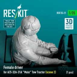 Female driver for A/S-32A-31A Mule Tow Tractor (scene 2) (1 pcs) (3... 2