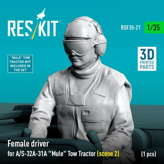Female driver for A/S-32A-31A Mule Tow Tractor (scene 2) (1 pcs) (3...