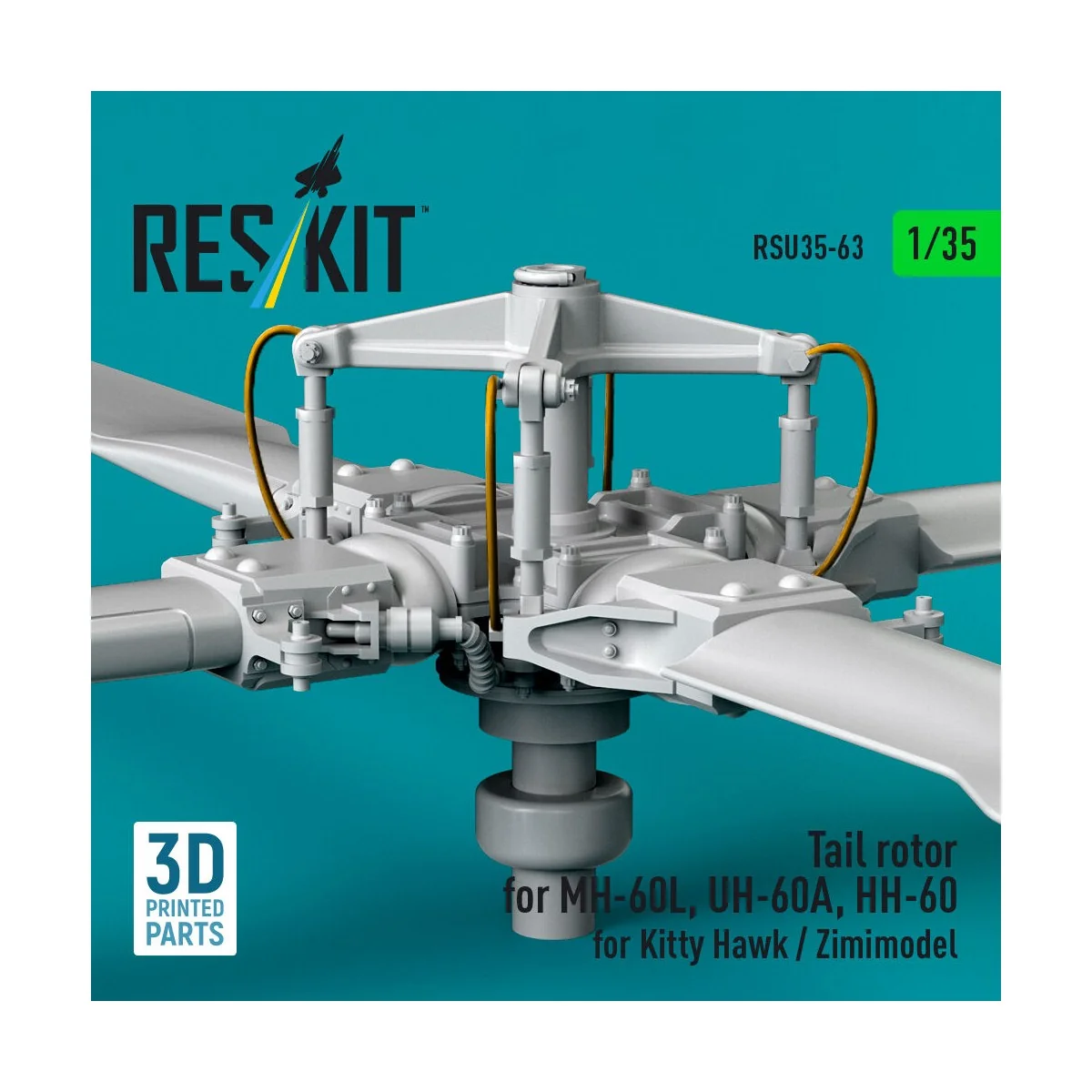 Tail rotor for MH-60L, UH-60A, HH-60 for Kitty Hawk / Zimimodel (3D...