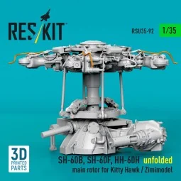 SH-60B, SH-60F, HH-60H unfolded main rotor for Kitty Hawk / Zimimod... 2