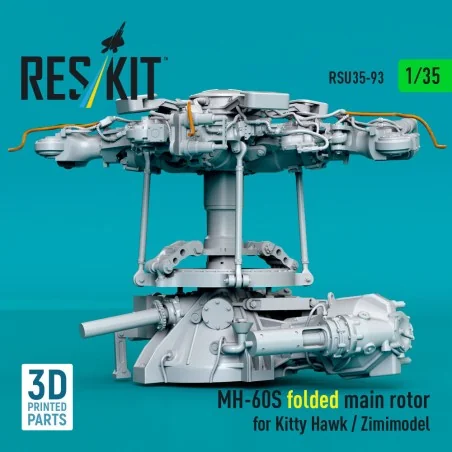 MH-60S folded main rotor for Kitty Hawk / Zimimodel (3D Printed), 1...