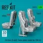 CH-54A (S-64E) Tarhe pilots seats for ICM kit (3 pcs) (3D Printed),...