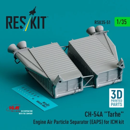 CH-54A Tarhe Engine Air Particle Separator (EAPS) for ICM kit (3D P...