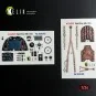 Spitfire Mk VIII interior 3D decals for Airfix kit, 1/24 - Kelik K2...