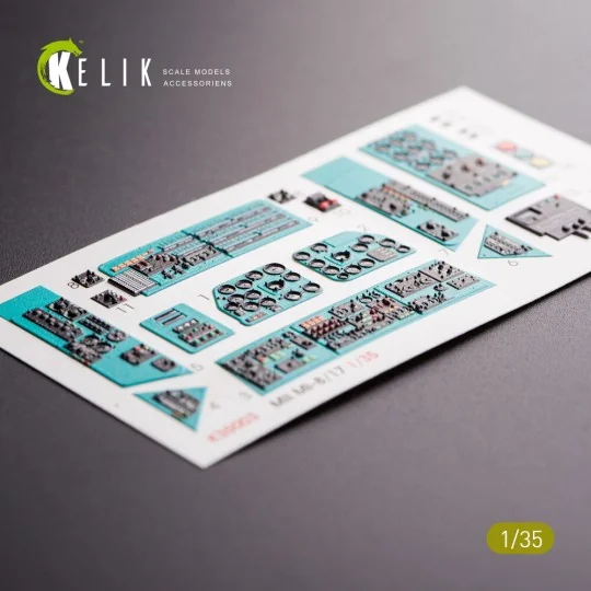 Mi-8MT/Mi-17 interior 3D decals for Trumpeter kit, 1/35 - Kelik K35003