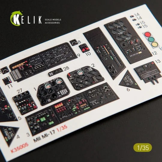 Mi-17 NATO (Black version) - Interior 3D Decal for Trumpeter, 1/35 ...