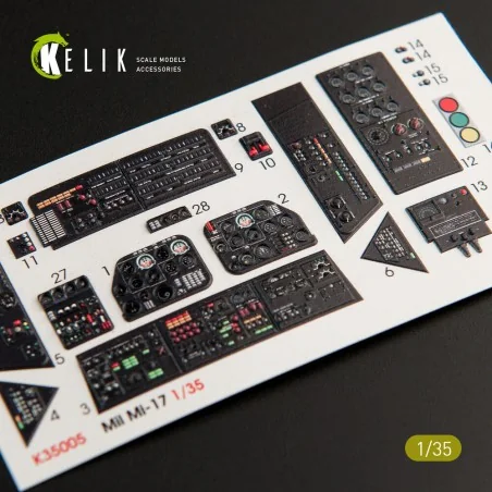 Mi-17 NATO (Black version) - Interior 3D Decal for Trumpeter, 1/35 ...