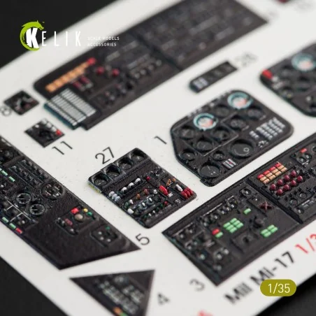 Mi-17 NATO (Black version) - Interior 3D Decal for Trumpeter, 1/35 ...